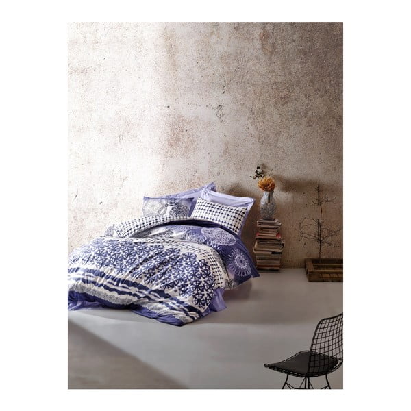 Medvilninis viengulės lovos paklodžių rinkinys Elvasi, 160 x 220 cm