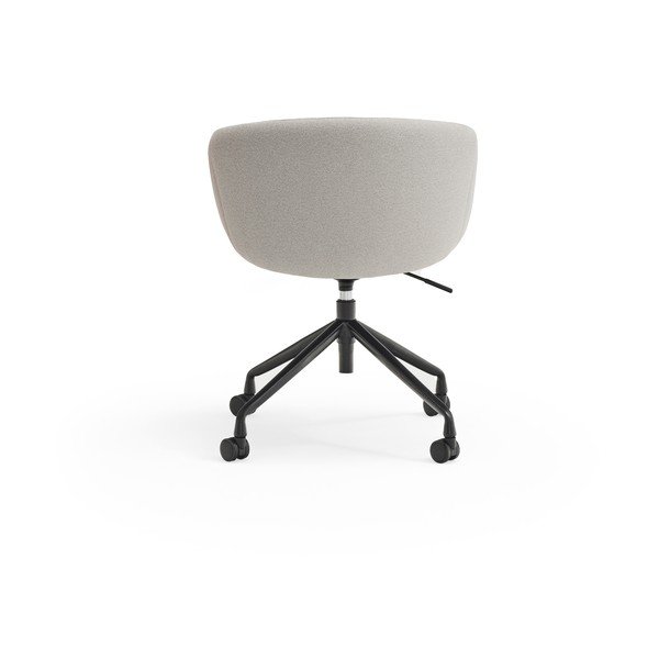 Šviesiai pilkos spalvos iš audinio biuro kėdė Add – Teulat-image-4