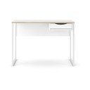 Baltas darbo stalas Tvilum Function Plus, 110 x 48 cm