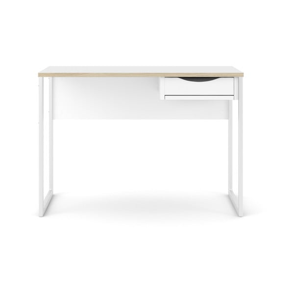 Baltas darbo stalas Tvilum Function Plus, 110 x 48 cm