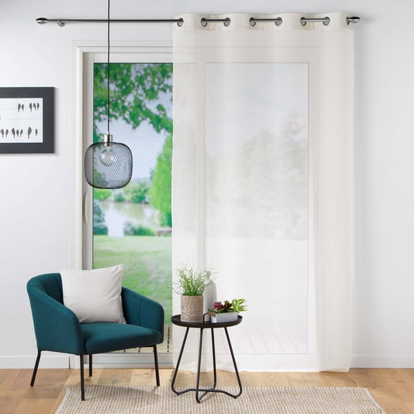 Permatoma užuolaida kreminės spalvos 140x240 cm Casual – douceur d'intérieur-image-2