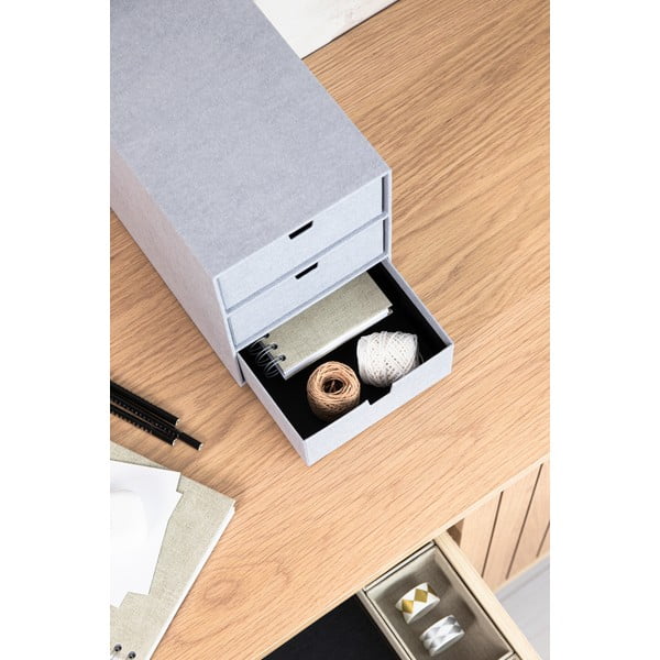 Biuro organizatorius iš kartono į stalčių Ingrid – Bigso Box of Sweden-image-2