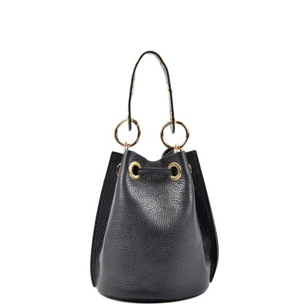Juoda odinė rankinė Roberta M Callisto Nero-image-3