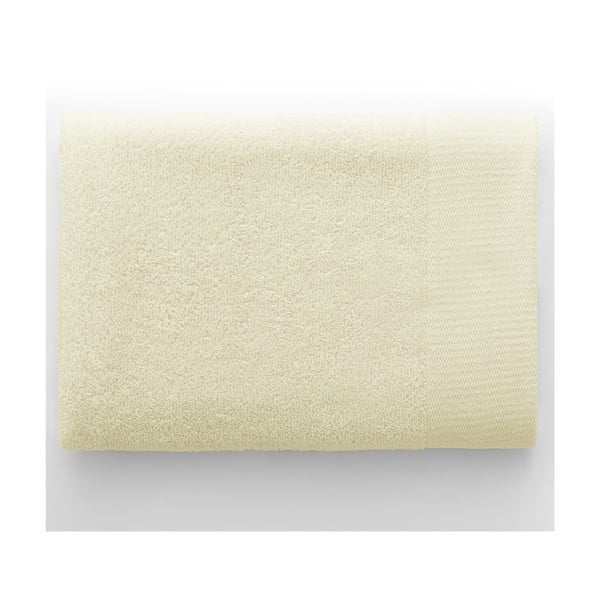 Kreminės spalvos iš frote audinio iš medvilnės rankšluostis 50x100 cm Amari – Restilo-image-3
