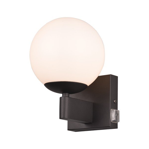 Matinės juodos spalvos sieninė lempa ø 14 cm Kula – Trio