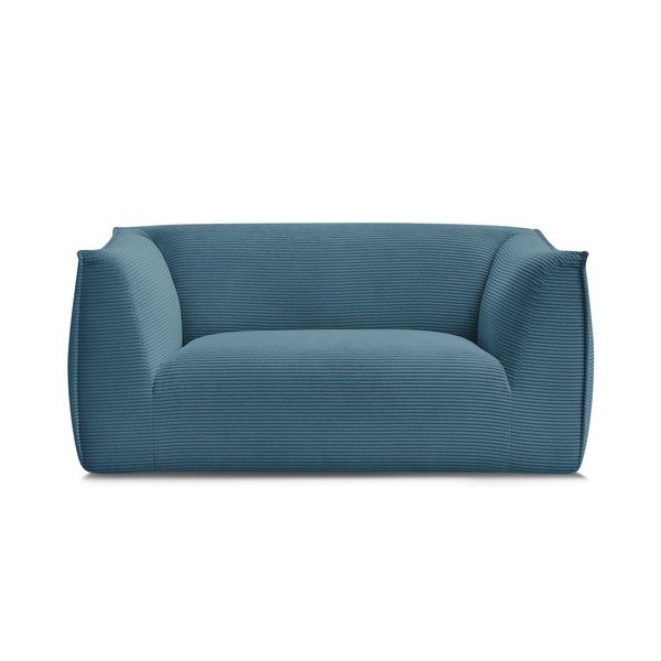 Mėlynos spalvos sofa iš kordinio velveto 170 cm Giorgia – Bobochic Paris