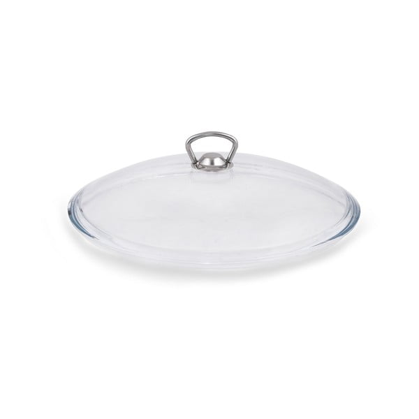 Rožinis aliuminio puodas su dangčiu Güral Porselen Classic, ø 30 cm-image-1