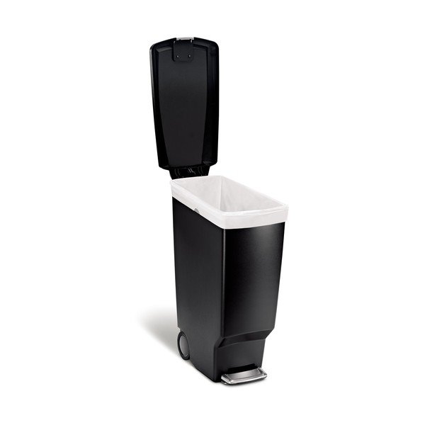 Juoda šiukšliadėžė su pedalu simplehuman Sisi, 40 l-image-1