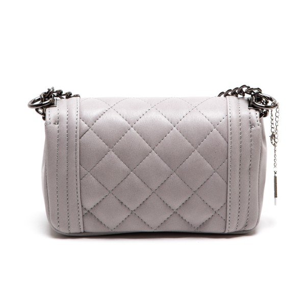 Juana odinė rankinė, pilka-image-1