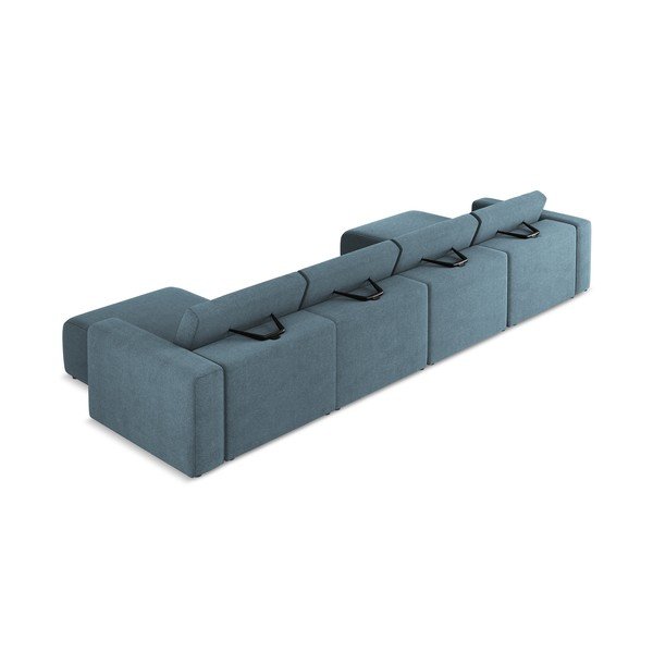 Mėlynos spalvos kampinė sofa Kalea – Makamii-image-3