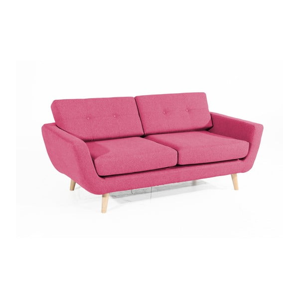 Rožinė dvivietė sofa Max Winzer Melvin