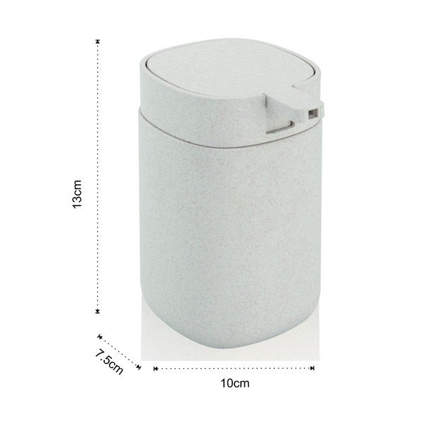 Smėlio spalvos plastikinis muilo dozatorius 200 ml Cris - Tomasucci-image-2
