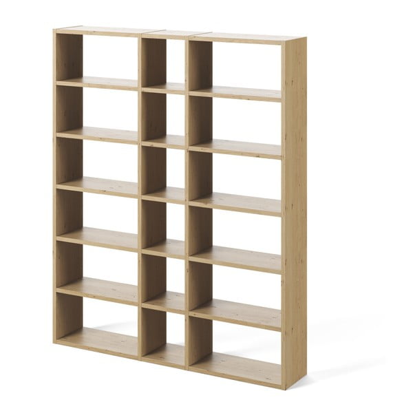 Šviesiai ruda TemaHome Pombal knygų spinta, aukštis 224 cm-image-2