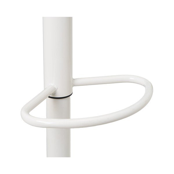 Iš dirbtinės odos reguliuojamo aukščio baro taburėtės baltos spalvos 2 vnt. (sėdynės aukštis 56,5 cm) – Casa Selección-image-3