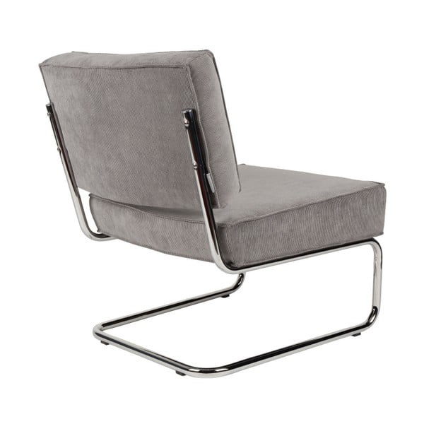 Šviesiai pilkas krėslas Zuiver Rib-image-1