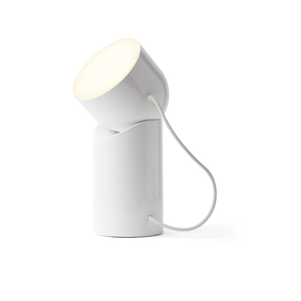 Stalinis šviestuvas baltos spalvos LED (aukštis 14 cm) Orbe – Lexon