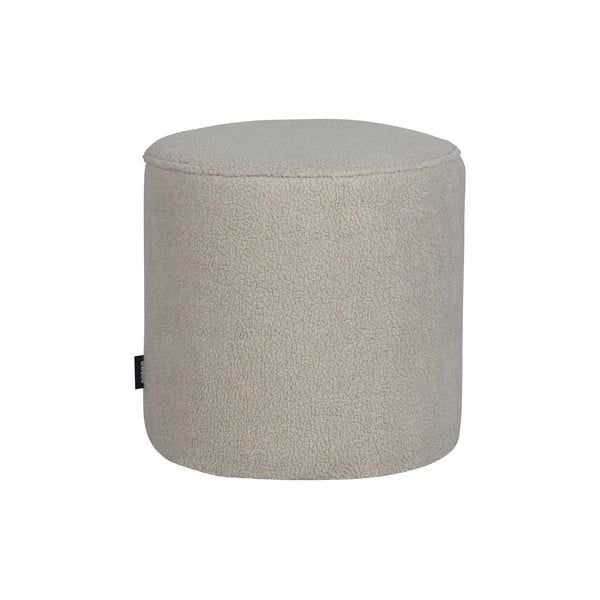 Smėlio spalvos pufas WOOOOD Sara, ø 46 cm-image-2