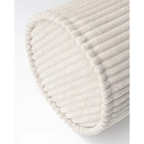Kreminės spalvos iš kordinio velveto vaikiška sofos pagalvėlė Roll – Wigiwama-image-3