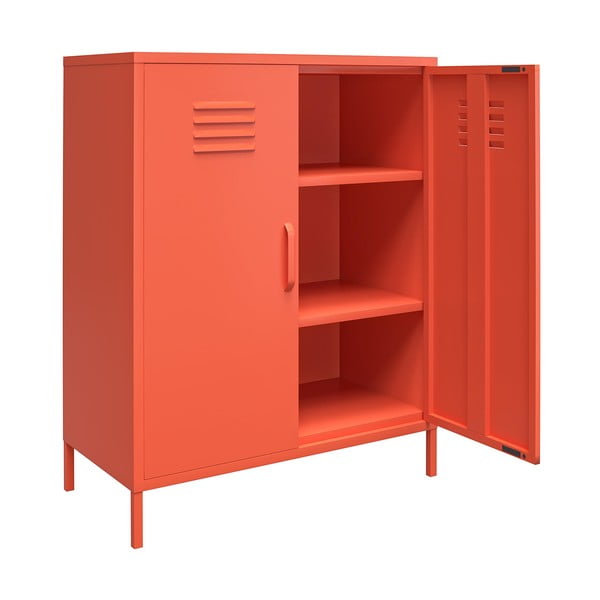 Oranžinė metalinė dėžutė Novogratz Cache, 80 x 102 cm-image-4