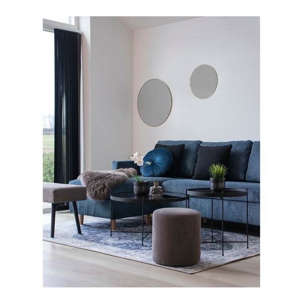 Pilkas pufas House Nordic Ejby, ø 34 cm-image-1