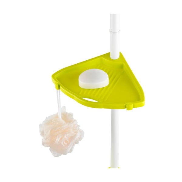 Geltonos spalvos teleskopinė dušo lentyna "Wenko Compact-image-2