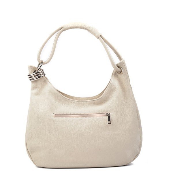 Smėlio spalvos odinė rankinė Carla Ferreri Giuliya-image-2