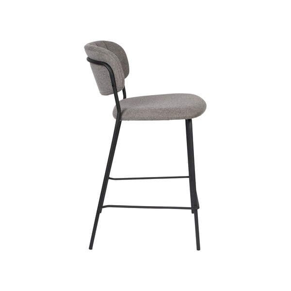 Pilkos baro kėdės komplekte 2 vnt 89 cm Jolien – White Label-image-3