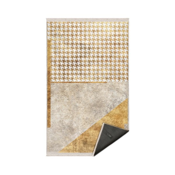 Smėlio aukso spalvos kilimas 80x150 cm - Mila Home