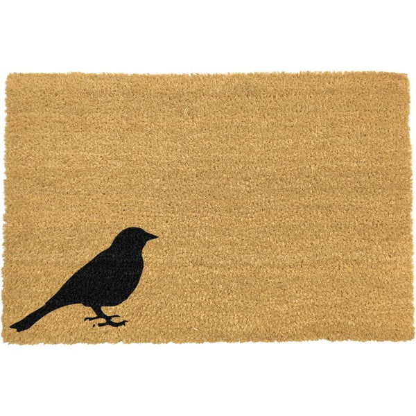 Natūralaus pluošto kilimėlis Artsy Doormats Bird, 40 x 60 cm