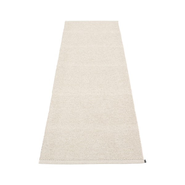 Kreminės spalvos lauko kilimas 70x200 cm Mono Linen Vanilla – Pappelina