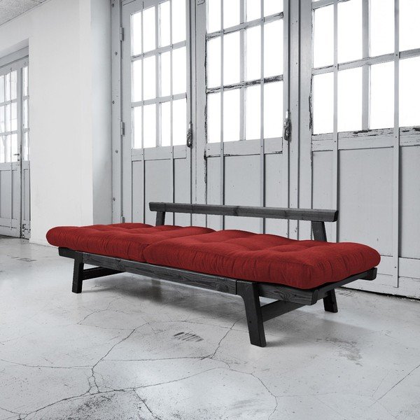Sofa lova "Karup Step" juoda/raudona-image-3