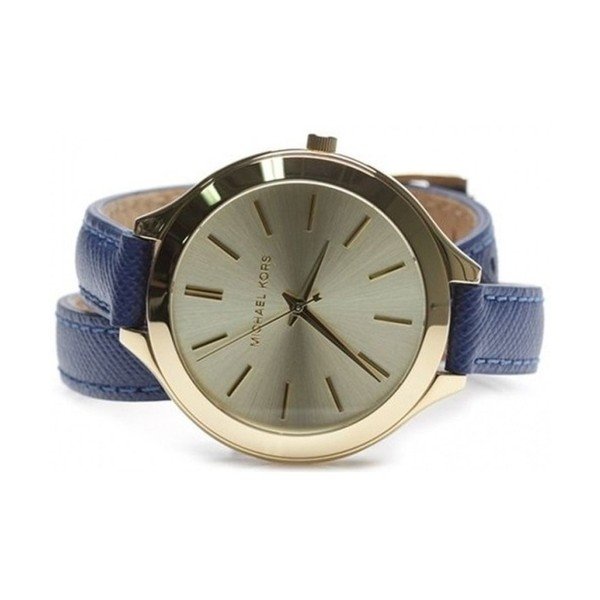Laikrodis su odiniu dirželiu Michael Kors MK2286-image-1