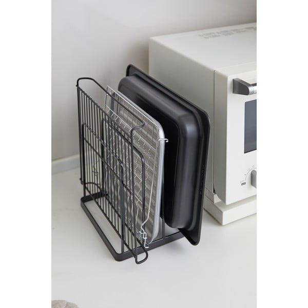 Juodas metalinis organizatorius Yamazaki Tower-image-4