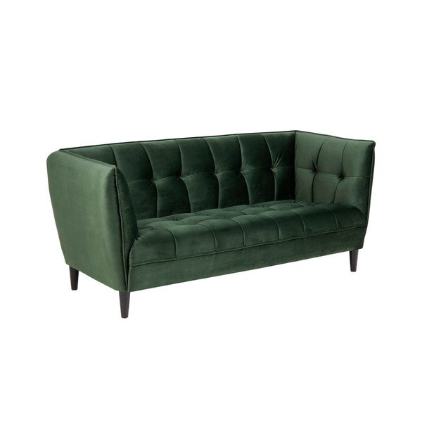 Tamsiai žalia aksominė sofa Actona Jonna-image-2