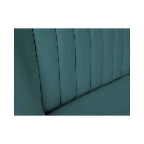 Turkio spalvos mėlyna dviejų vietų sofa "Micadoni Home Vincente-image-4