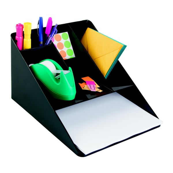Juodas rašomojo stalo organizatorius "InterDesign Linus Desk", , 23 x 30 cm