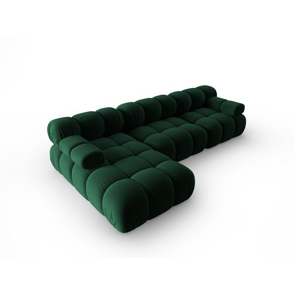Sofa žalios spalvos iš velveto 285 cm Bellis – Micadoni Home-image-4