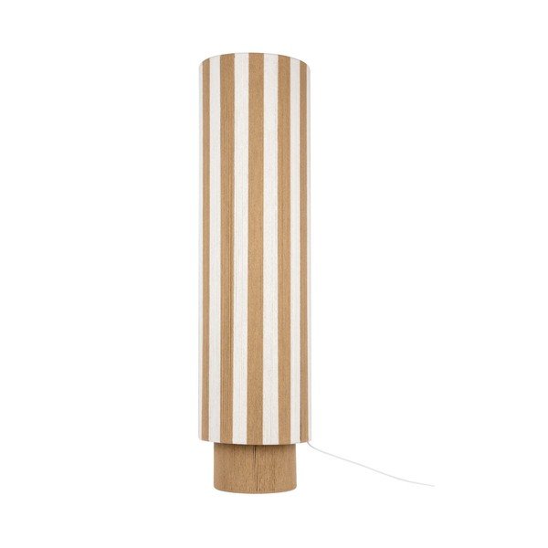 Baltos spalvos/natūralios spalvos iš virvės pastatomas šviestuvas (aukštis 106 cm) Vienna Stripes – Leitmotiv