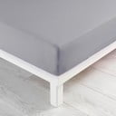 Paklodė iš jersey audinio šviesiai pilkos spalvos su guma 90x190 cm Jersy – douceur d'intérieur
