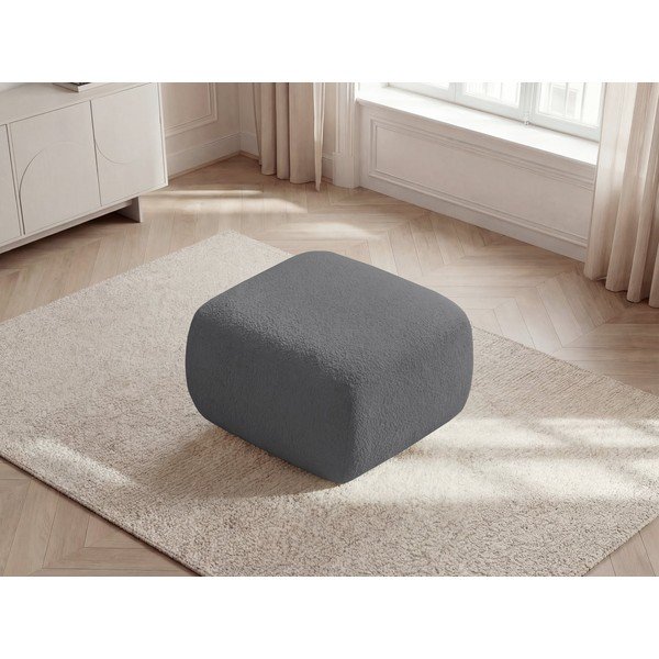 Pilkos spalvos taburetė iš boucle Montaigne – Bobochic Paris-image-3