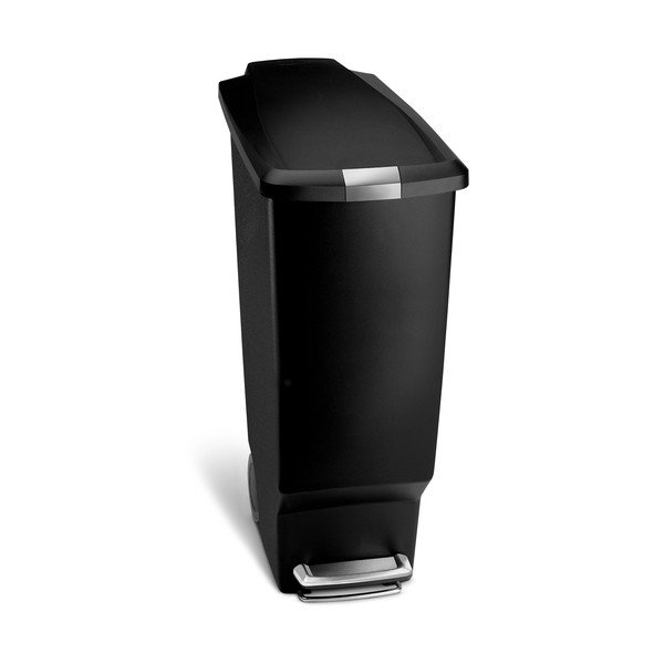 Juoda šiukšliadėžė su pedalu simplehuman Sisi, 40 l-image-2
