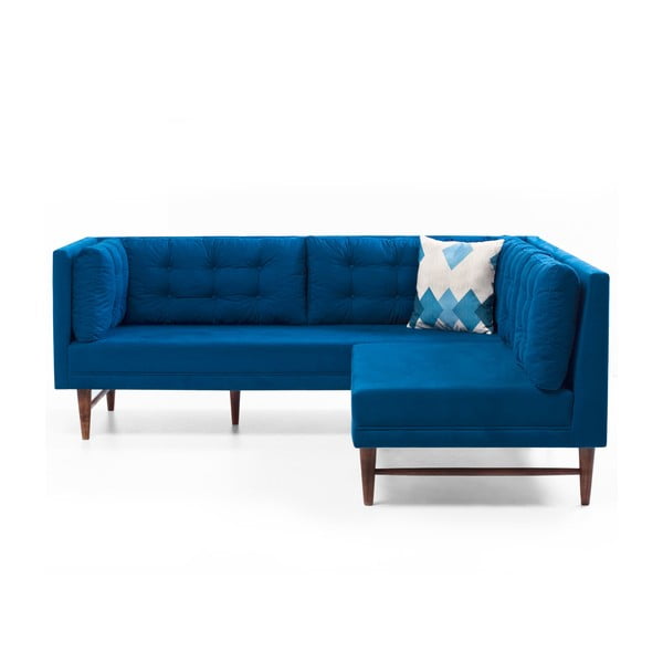 Mėlyna kampinė sofa "Balcab Home Barbara