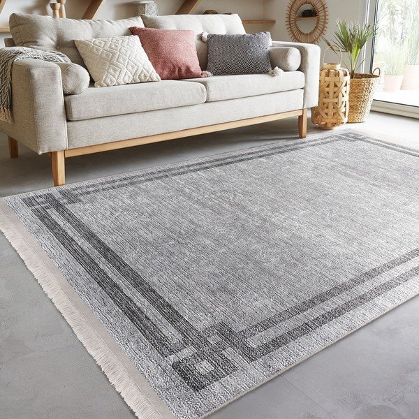 Šviesiai pilkas kilimas 160x230 cm - Mila Home-image-2