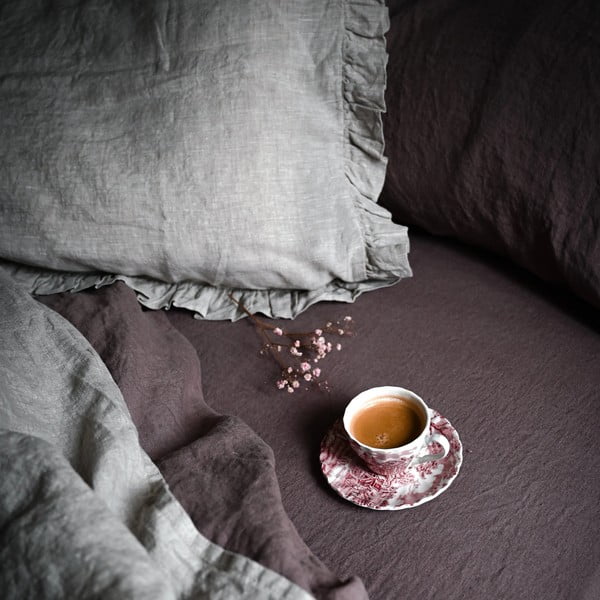 Iš lino pagalvės užvalkalas 40x40 cm Ashes of Roses – Linen Tales-image-2