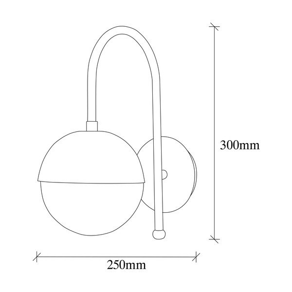 Sieninė lempa bronzinės spalvos Karsor – Opviq lights-image-4