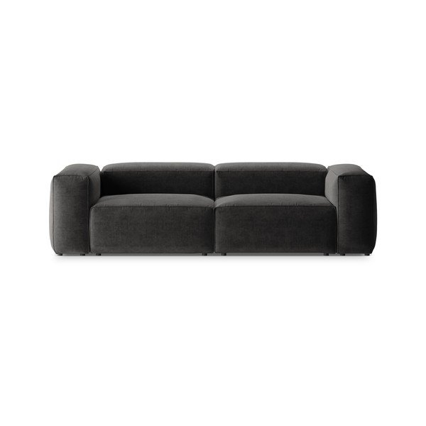 Tamsiai pilkos spalvos sofa 264 cm Bergamo – Cosmopolitan Design