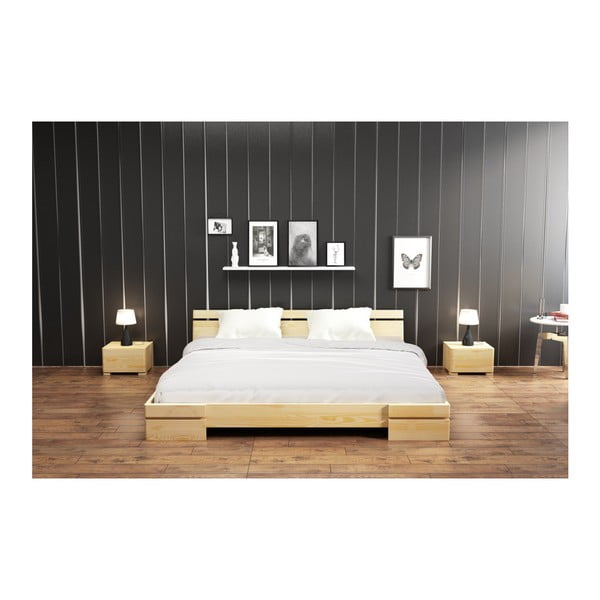 Dvigulė lova iš pušies medienos SKANDICA Sparta, 160 x 200 cm-image-4