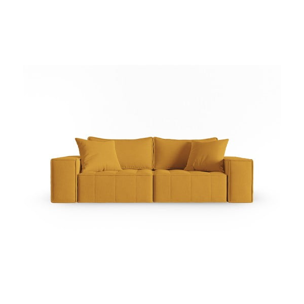 Sofa geltonos spalvos 212 cm Mike – Micadoni Home