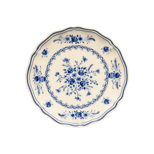 Mėlynos spalvos/smėlio spalvos desertinė iš akmens masės lėkštė ø 17 cm Vila – Costa Nova