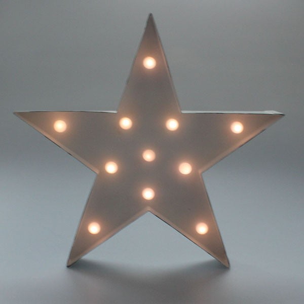 Šviečianti žvaigždė su LED Dakls